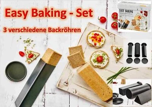 3 Backröhren Party Brot Easy Baking Backform Birkmann geometrische Brotformen - Bild 1 von 6