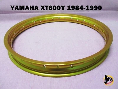 Fit Yamaha XT600Y 1984-1990 Gold Aluminium Wheel Rim Size 17x2.50 **nan3367** Foto 1 de 4