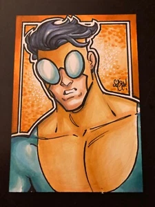 INVINCIBLE Sketch Card Original Art Chris McJunkin MARK GRAYSON 2025 - Bild 1 von 3