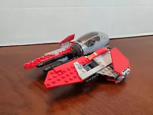 LEGO Star Wars 75135 Obi-Wan's Jedi Interceptor - Custom Color Change RED - Picture 1 of 6