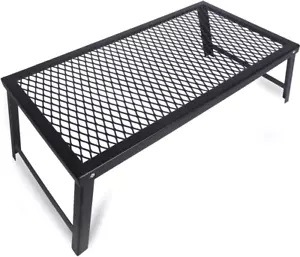 Folding Campfire Grill Heavy Duty Camping Cooking Grate over Fire Pit,Portable O - Picture 1 of 7