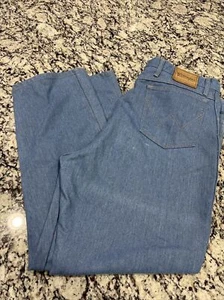Wrangler Rugged Wear Jeans Men 44x32 Blue Relaxed Fit Medium Wash Denim Workwear - Picture 1 of 10