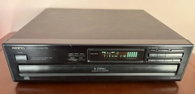 Onkyo 6 Disc Compact Disc Player Model DX-C206 MOSTLY WORKING PLEASE READ INFO - Image 1 of 4