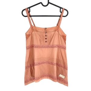 ODD MOLLY Women Pink Coral Tank Top Size 0 / XS - Picture 1 of 9