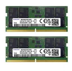 Samsung 64GB (2X 32GB) DDR5 4800MHz PC5-38400 Laptop Memory Ram M425R4GA3BB0-CQK - Picture 1 of 5