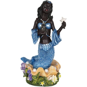 Estatua de resina Orisha Yemaya 10,5 pulgadas | Santería religión yoruba Diosa del Mar Nueva - Imagen 1 de 2