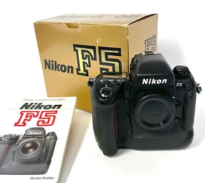Nikon F5 Camera Body, original box, book, body cap, low use, EXC++ - Picture 1 of 7