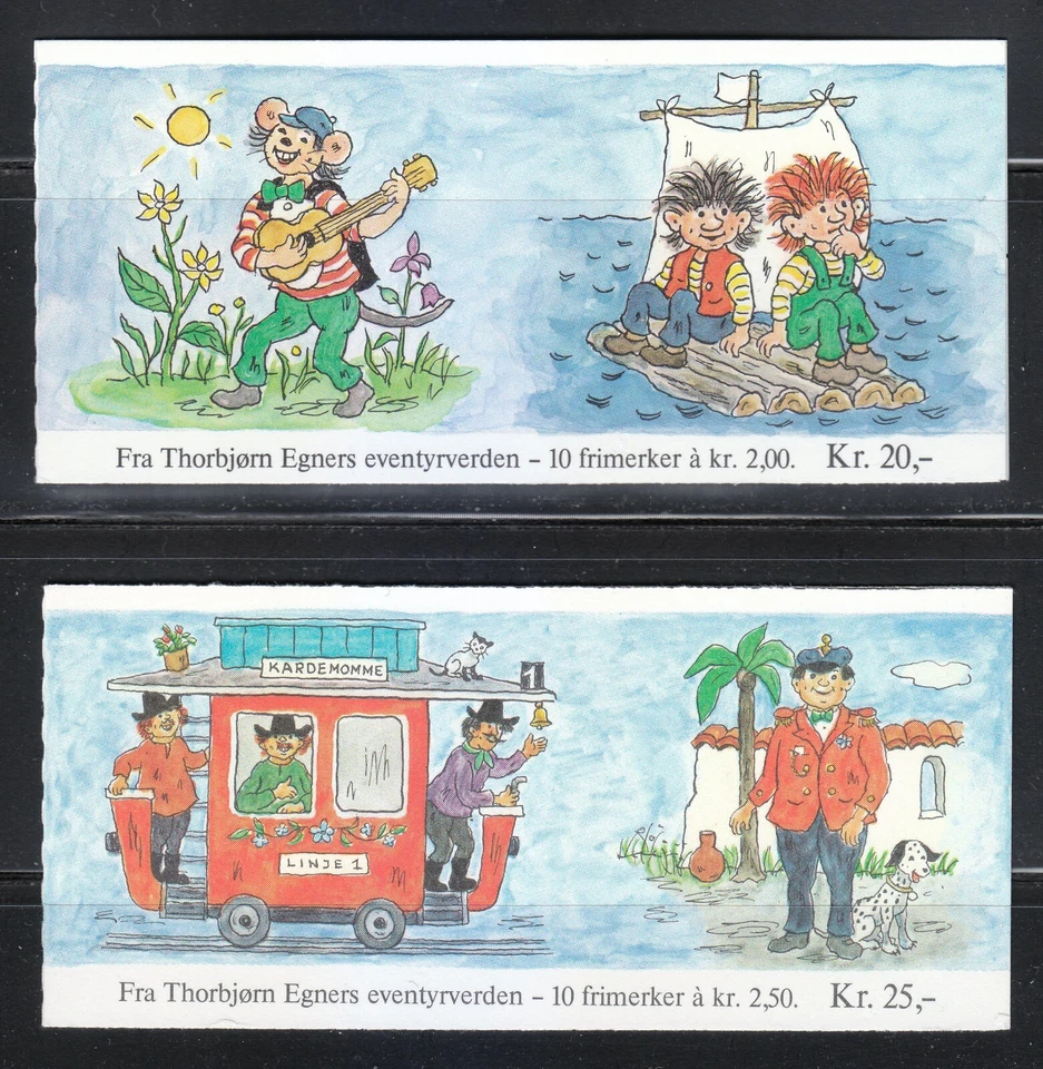 Norway 1984 MNH Mi MH 8-9 Sc 851a,853a both Booklets Children’s Stories ** - Image 1 of 2