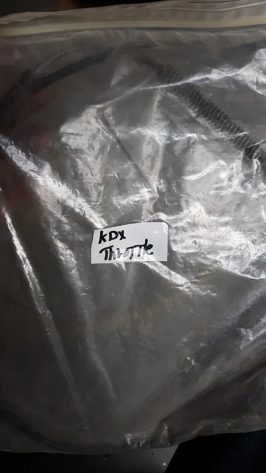 1980-82 Kawasaki KDX 175, KX 125 Throttle Cable Part # 54012-1059 OEM_NOS - Image 1 of 1