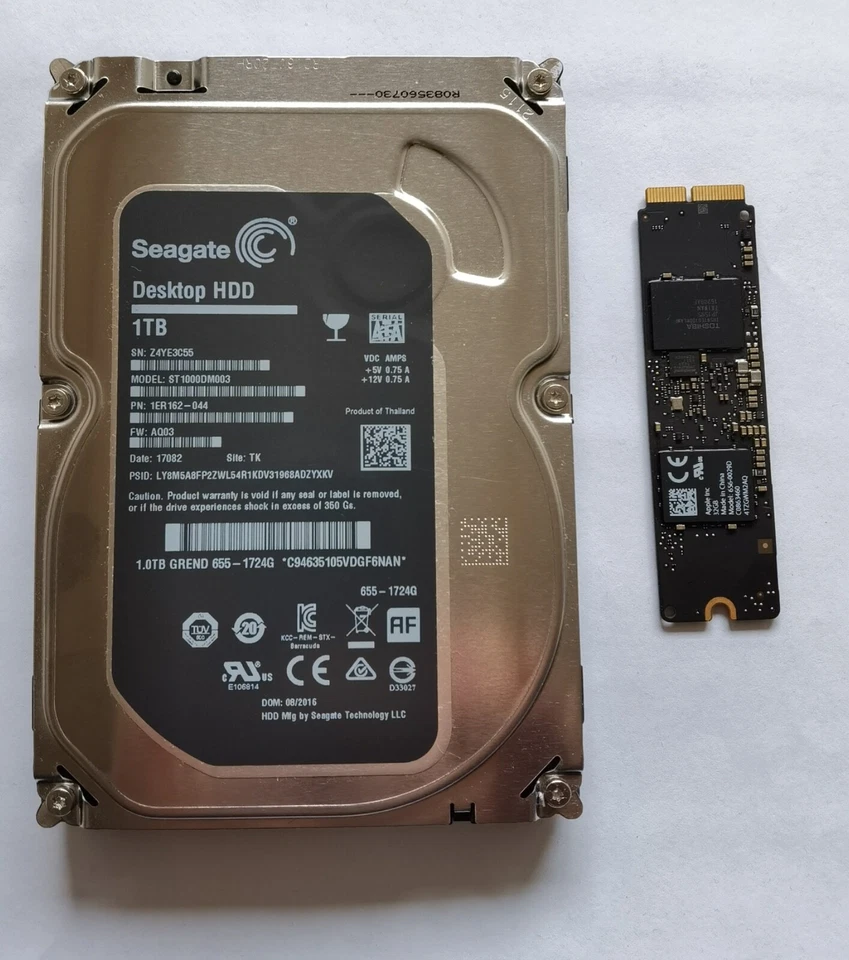  1,03 TB FusionDrive 1TB HDD+32GB SSD iMac A1419 17,1 Original Apple MK472D/A - Bild 1 von 1