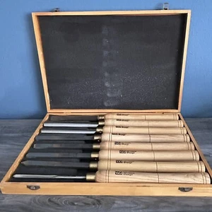 WINDSOR DESIGN High Speed Steel Wood Lathe Chisel Set 8 Piece - Picture 1 of 12