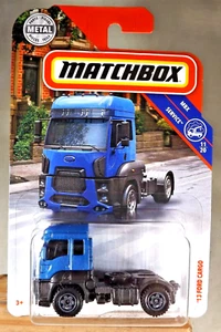 2018 Matchbox 37/125 MBX Service 11/20 '13 FORD CARGO Blue w/GrayRinged FlowerSp - Picture 1 of 6