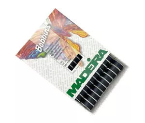 MADEIRA Bobbins No.150 / 50 x 120m Unterfaden für Stickmaschinen Farbe - schwarz - Bild 1 von 1