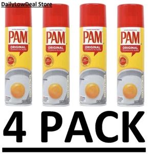 4 PACK - Pam Original Non-stick Cooking & Serving Oil Spray 12 oz (Total 48 oz) - Picture 1 of 6