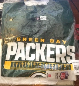 NFL Team Apparel Mens Green Bay Packers Shirt SIZE LARGE UNOPENED - Picture 1 of 2