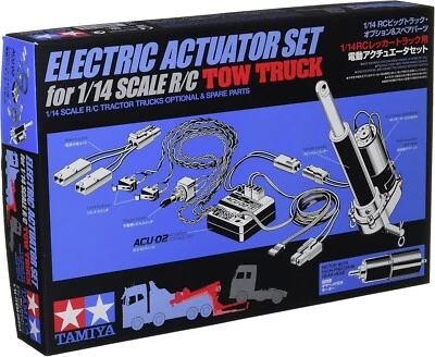 Tamiya 1/14 Tow RC Tractor Big Truck Electric Actuator Set Parts TROP.53 56553 - Image 1 of 3