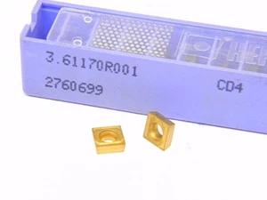 NUEVO EXCEDENTE 10 PIEZAS. INSERTOS DE CARBURO HERTEL 3.61170R001 GRADO: CD4 - Imagen 1 de 1