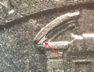 2010 D-Arizona Hot Springs Quarter-"Interior Die Break/Die Chip Error"-Low Mint - Picture 1 of 3