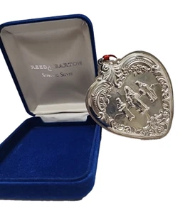 2002 Wallace Silversmiths Grand Baroque .925 Silver Ornament w/ Box - Picture 1 of 24