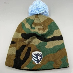 Sportliche Kansas Mütze Herren Camouflage Adidas Beanie Bommelmütze Neu Erwachsene - Bild 1 von 4