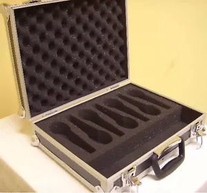 ROADINGER Mikrofon Case für 7 Mikrofone 40x31x13 cm, Mikro Koffer Box Kiste NEU - Bild 1 von 8