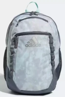 ADIDAS EXCEL 6 19" LARGE DURABL Backpack School 15" Laptop Bag BLUE ONIX $65 NWT - Image 1 of 4