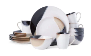 Gourmet Basics von Mikasa Caden 16-teiliges Geschirr Set Service für 4 - sortiert - Bild 1 von 6