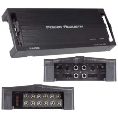 Power Acoustik RZ43000D 小巧型 4 通道放大器,1500W RMS/3000W MAx — 第 1/4 张图片