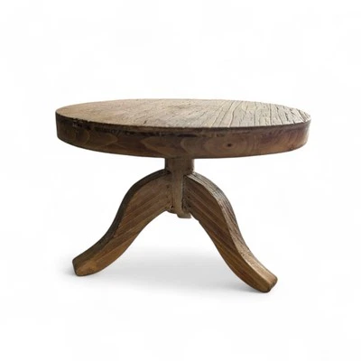 Rustic Wooden Stool/Cake Pedestal - Image 1 of 4