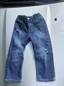 Boys 24m Pants Levi Blue Denim 514 Straight - Picture 1 of 6