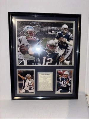 Tom Brady 2010 Wall Man-cave Display Foto 1 de 3
