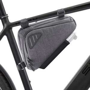 Bike Triangle Bag, Water-Resistant Bike Frame Bag with Many Pockets, Top Tube... - Picture 1 of 6
