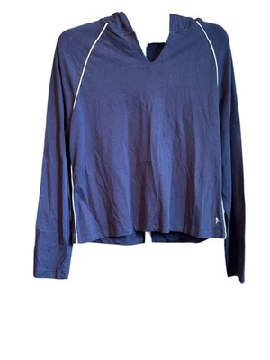 Mujer Danskin Now Sudadera con Capucha Elastizada Cómoda Azul Talla XL (16-18) Foto 1 de 4