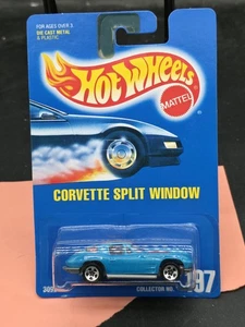 HOT WHEELS BLUE CARD CORVETTE SPLIT WINDOW COLLECTOR #197 - Picture 1 of 2