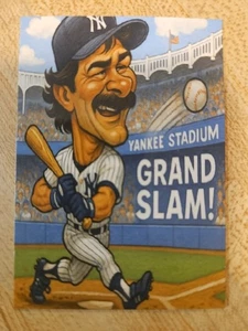 Yankees Caricatures Custom Card - Don Mattingly 6 Grand Slams - Picture 1 of 2