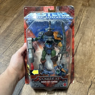 Masters Of The Universe Figure Samurai Man-At-Arms Mattel  MOTU 2002 New - Image 1 of 4