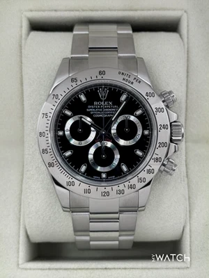 2013 Rolex Cosmograph Daytona 40mm 116520 Oyster Black APH Dial - Image 1 of 4
