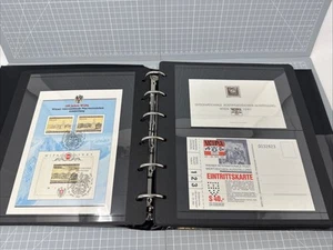 Quality FDC Album European Stamps Ephemera Philately Conventions Exhibitions - Picture 1 of 12
