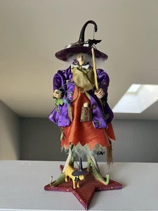 2003 Department 56 Krinkles Raggedy Witch Patience Brewster 12" Figure Halloween - Picture 1 of 23