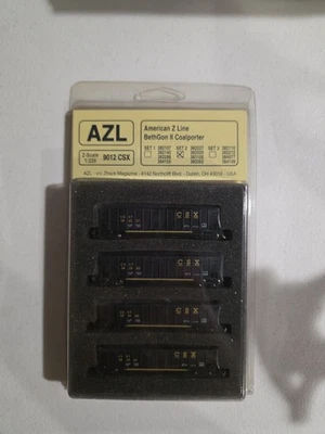 American Z-Line 9012-2 Z Scale CSX BethGon Coal Porter Freight Cars (Pack of 4) - Image 1 of 2