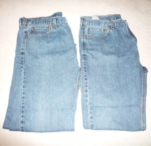 LEVI'S: PAKET MIT 2 HERRENJEANS 505 DENIM BLAU ~ GRÖSSE 38x29 - Bild 1 von 6
