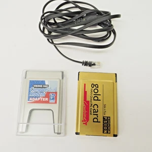 Viking Components Compact Flash Adapter PCMCIA With 56k Gold Card WAN PC Card - Picture 1 of 6