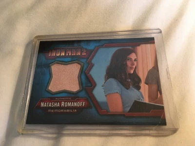 Scarlett Johansson Black Widow Iron Man 2 Costume Card Natasha Romanoff Relic  - Image 1 of 2