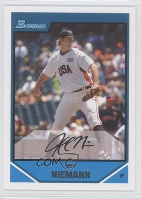 2007 Bowman Draft Prospects Futures Game Jeff Niemann #BDPP83 - Image 1 of 2