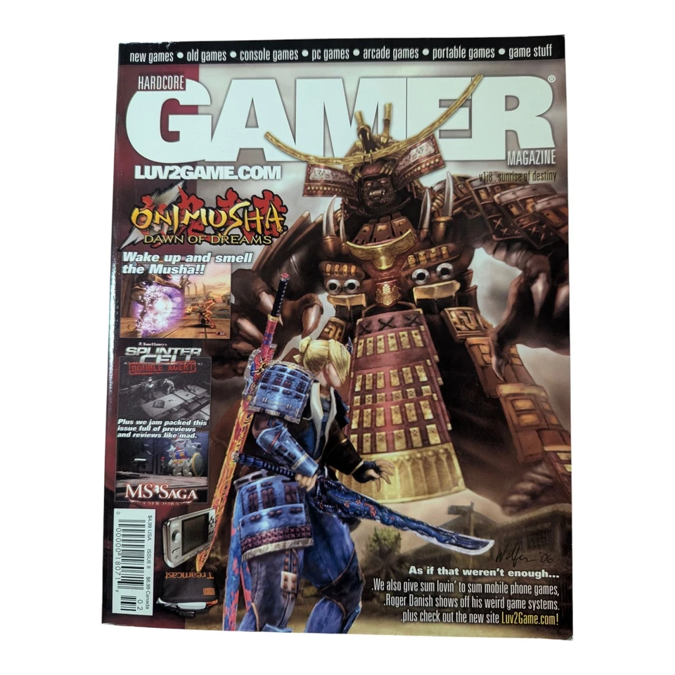 Gamer magazine Onimusha Dawn Of Dreams   playstation retro Capcom rare vintage  - Image 1 of 4