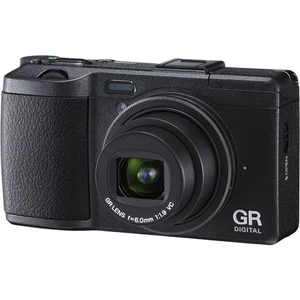 Ricoh GR DIGITAL IV Digital Camera Black 10.4MP with 28mm f/1.9 Lens Auto Focus - Picture 1 of 17