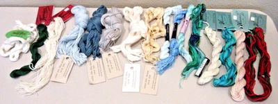 Lot of 16 MISC SILK & IVORY, WATERCOLOURS, IMPRESSIONS & THREADWORX THREADS - Image 1 of 3