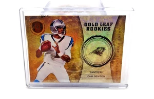 2011 Panini Gold Standard Gold Leaf Rookies 225/299 Cam Newton #1 RC Panthers QB - Bild 1 von 4