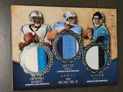 2011 Topps Five Star Rookie Cam Newton/Jake Locker/Blaine Gabbert /10 - Image 1 of 2