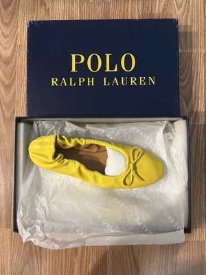Lauren Ralph Lauren Women’s Ballet Flats Size 5.5 Yellow - Image 1 of 4